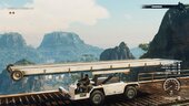 Conveyor Crane o Banda Conveyor del juego Just Cause 4 con luces funcionales y colores primario y secundario intercambiables y buenas colisiones para transportar otros vehículos
